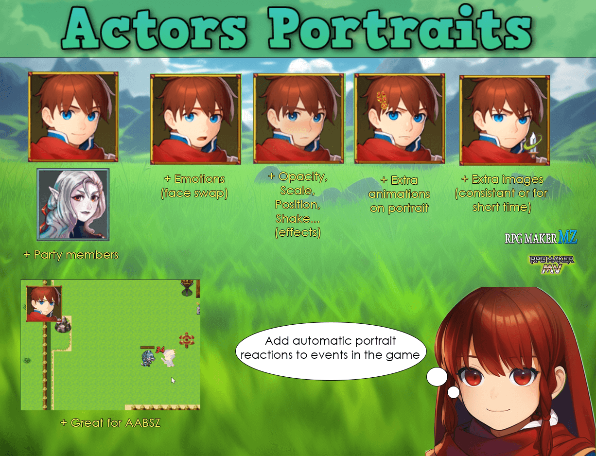Actor Portraits Plugin