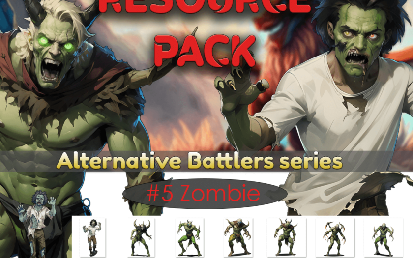 zombie battlers resource pack